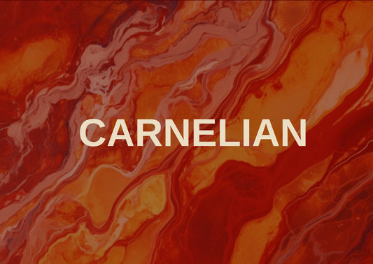 Carnelian Is One Of Our Favourite Stones - We Release Limited Edition Carnelian Every Autumn - KAMINSKA